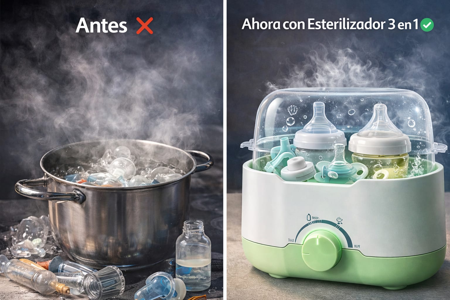 🔥 Calentador y Esterilizador Multifuncional 3 en 1